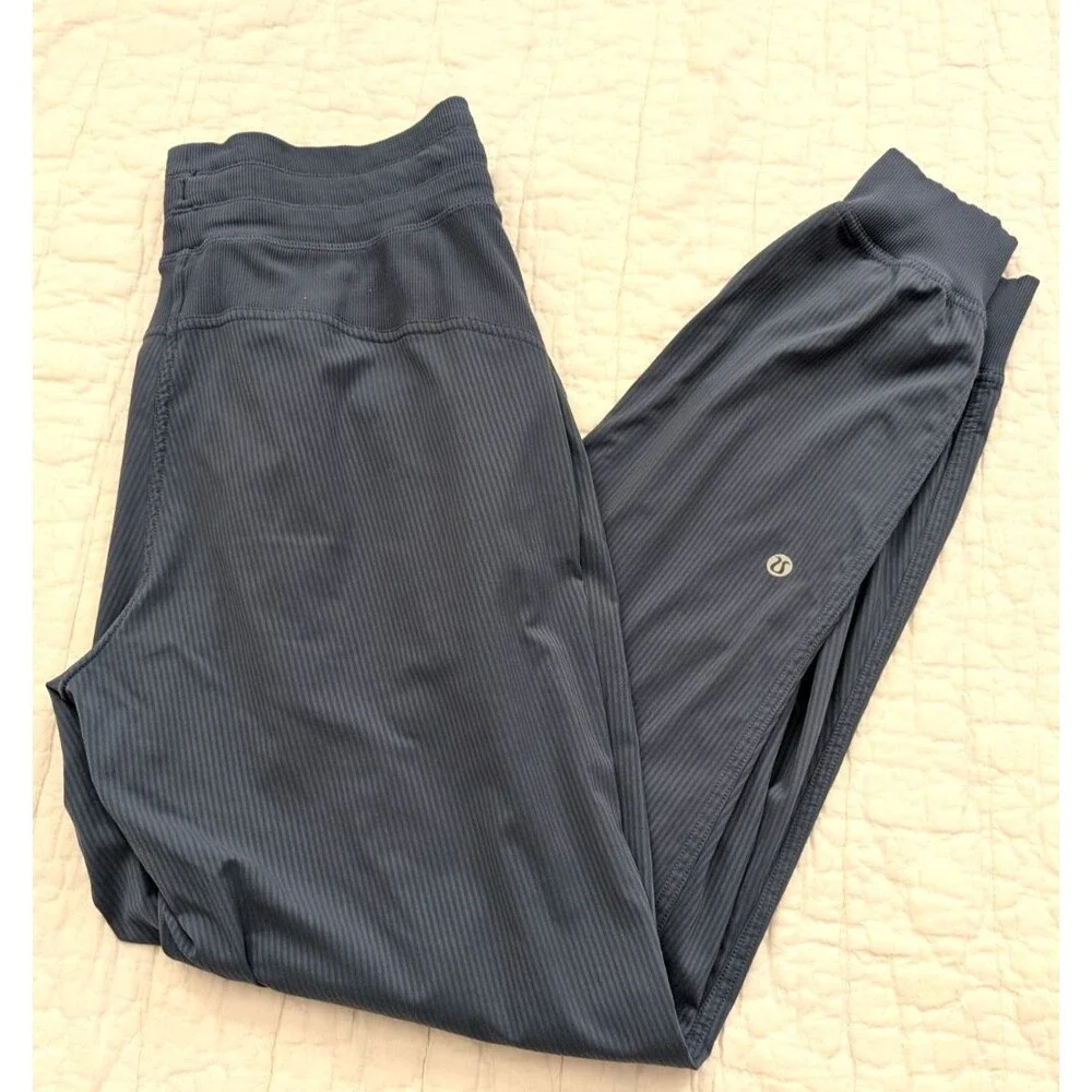 Lululemon Dance Studio Mid-Rise Joggers Ink Blue Athletic Lounge Pants Size 6